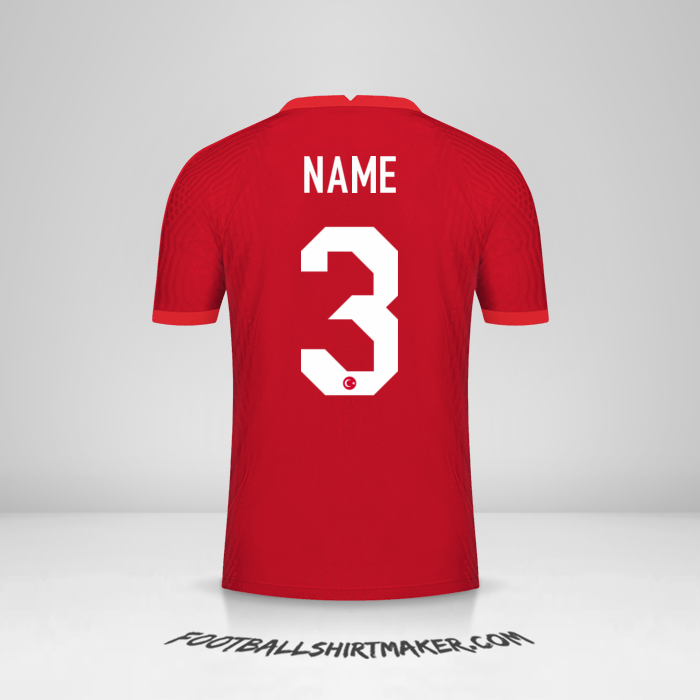 Jersey Turkey 2020/2021 Away -  name - 3