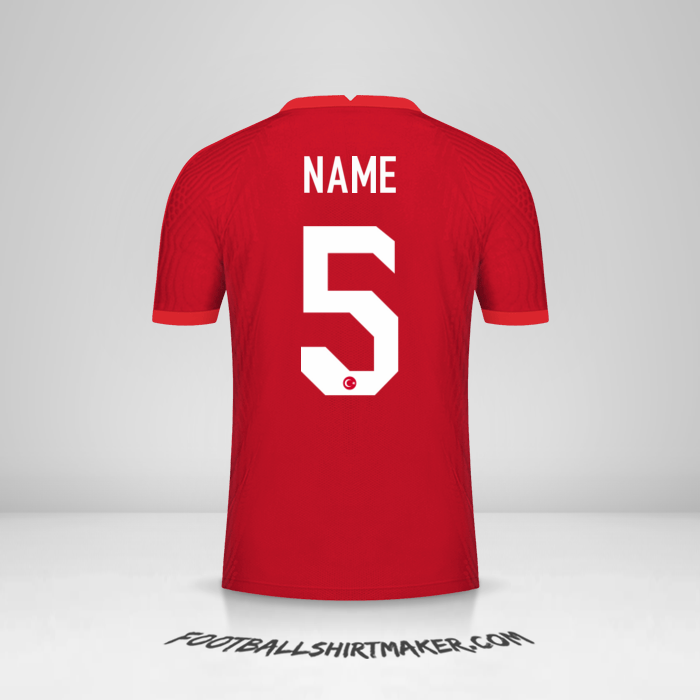 Shirt Turkey 2020/2021 Away -  name - 5
