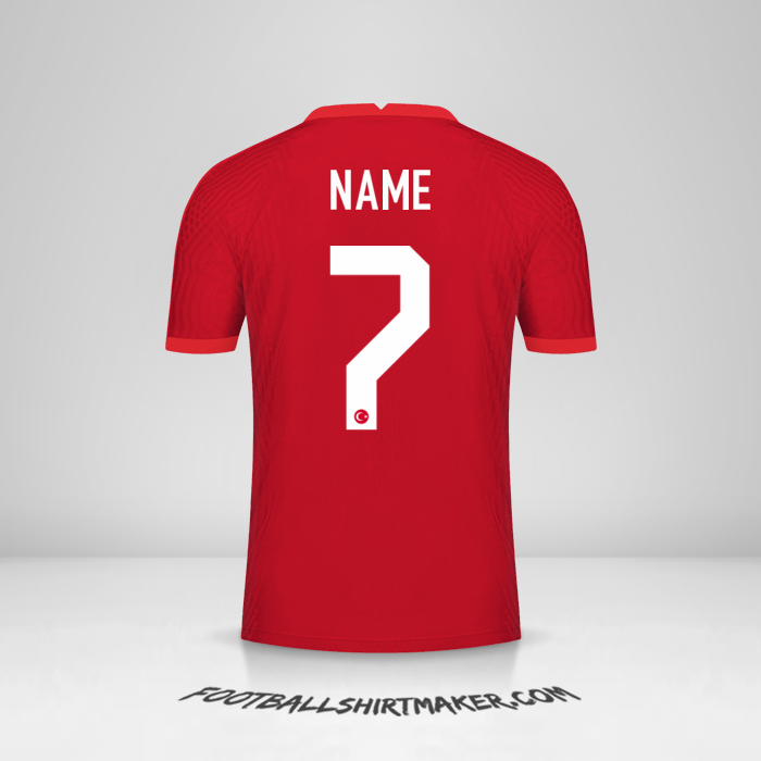 Trikot Türkei 2020/2021 Auswärts -  name - 7