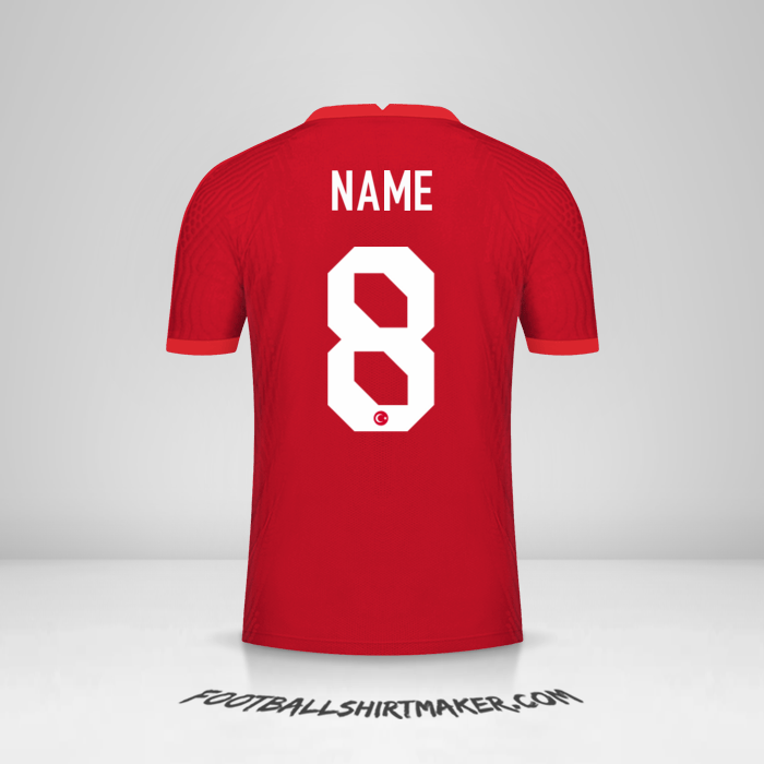 Jersey Turkey 2020/2021 Away -  name - 8