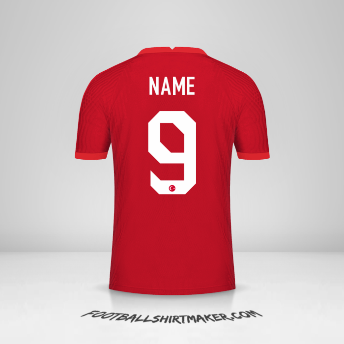 Trikot Türkei 2020/2021 Auswärts -  name - 9