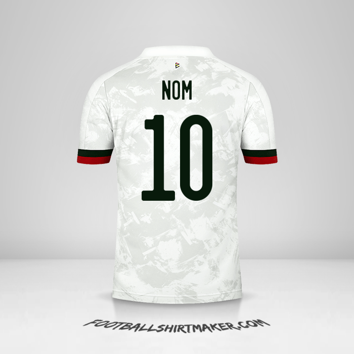 Maillot Belgique 2020/2021 Extérieur -  nom - 10