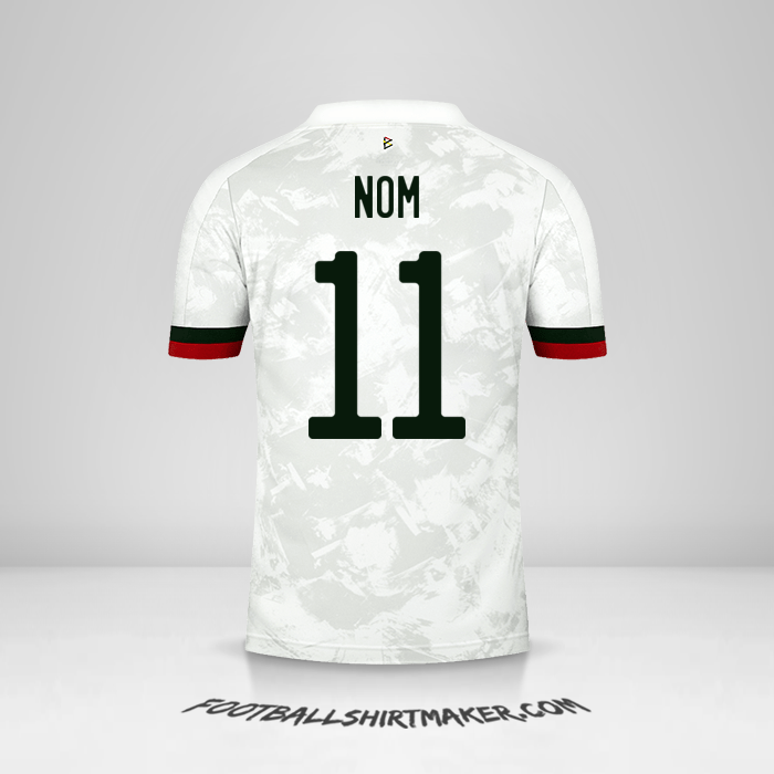 Maillot Belgique 2020/2021 Extérieur -  nom - 11