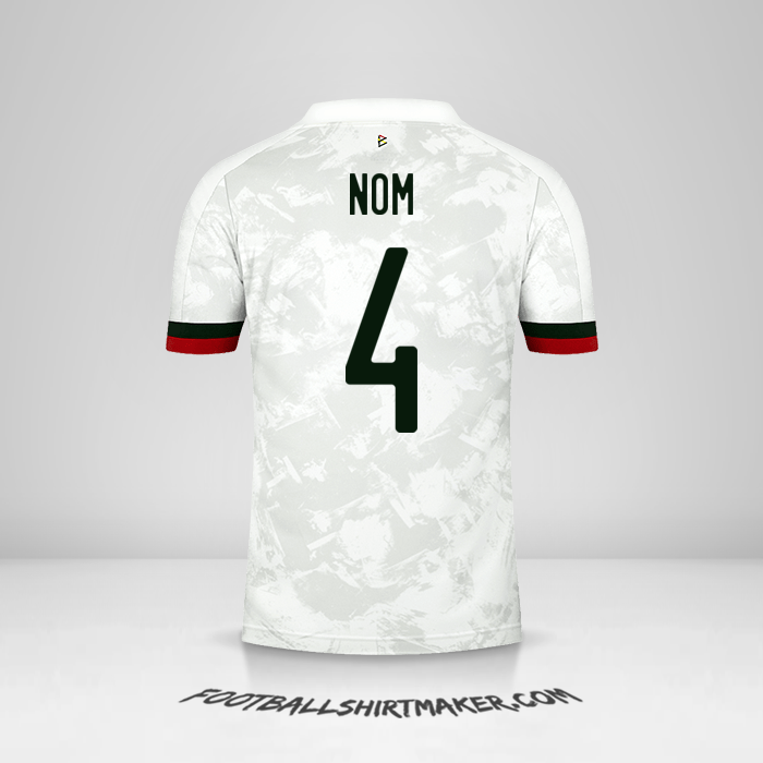 Maillot Belgique 2020/2021 Extérieur -  nom - 4