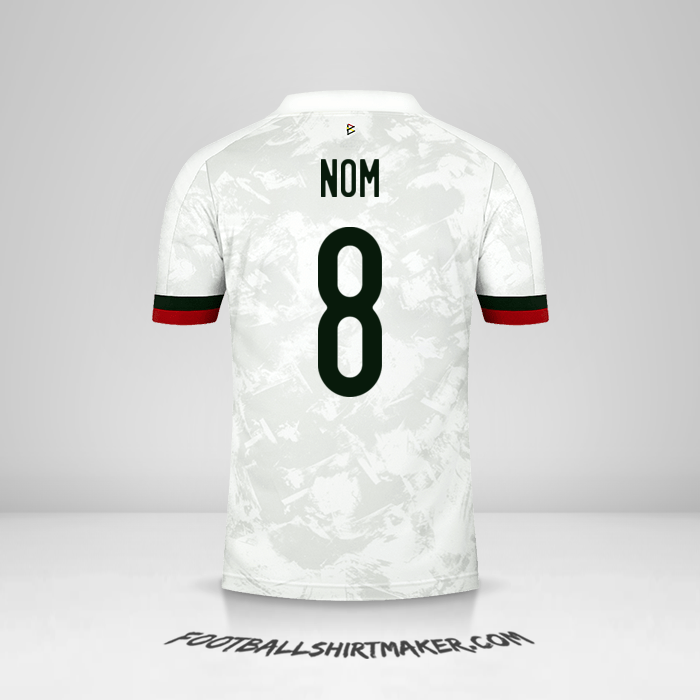 Maillot Belgique 2020/2021 Extérieur -  nom - 8