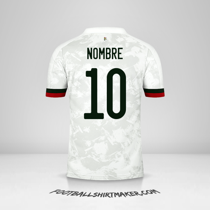 Jersey Belgica 2020/2021 Visita -  nombre - 10