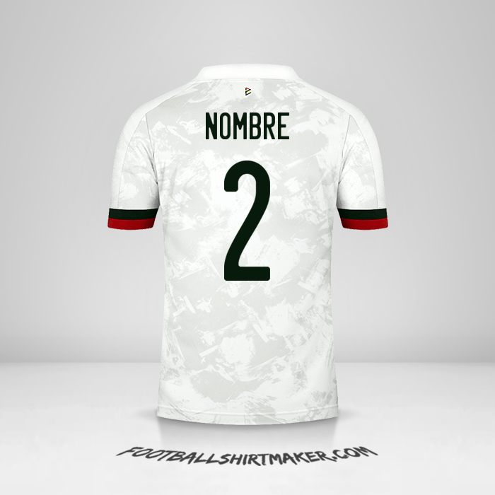 Camiseta Belgica 2020/2021 Visita -  nombre - 2