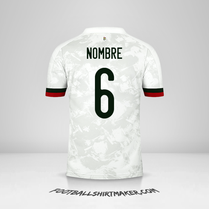 Camiseta Belgica 2020/2021 Visita -  nombre - 6
