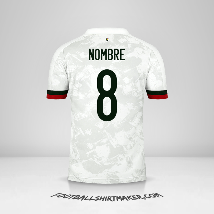 Jersey Belgica 2020/2021 Visita -  nombre - 8