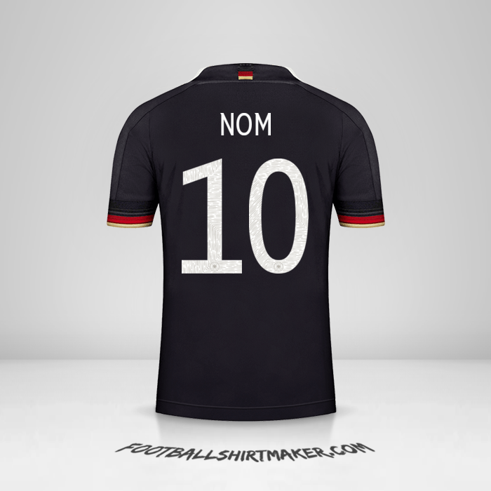 Maillot Allemagne 2021 Extérieur -  nom - 10