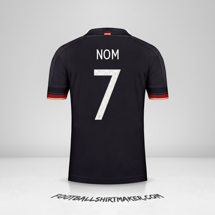 Maillot Allemagne 2021 Extérieur -  nom - 7