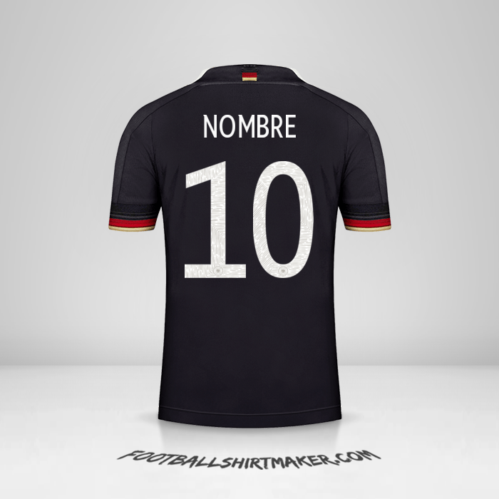 Jersey Alemania 2021 Visita -  nombre - 10