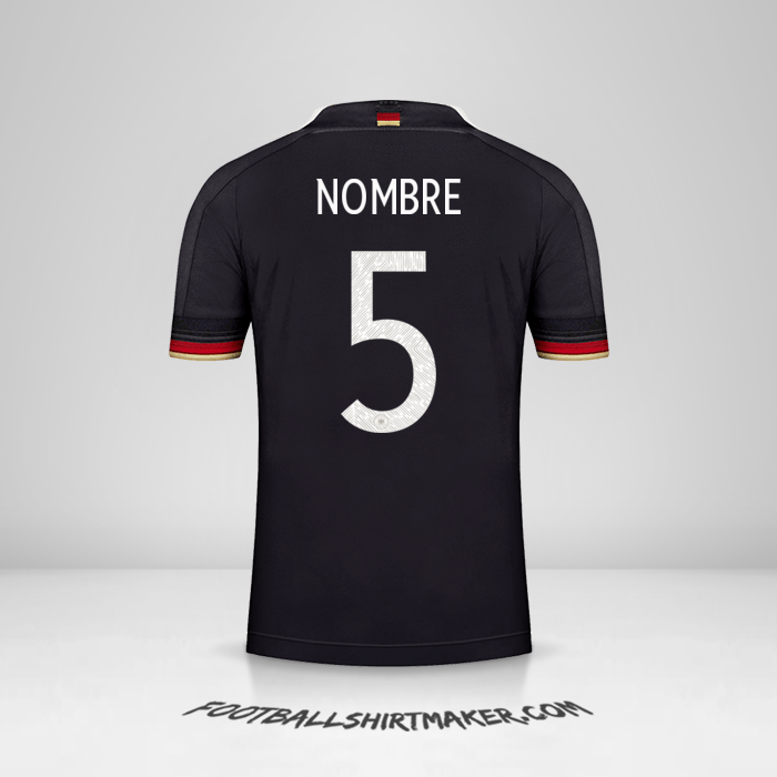 Jersey Alemania 2021 Visita -  nombre - 5