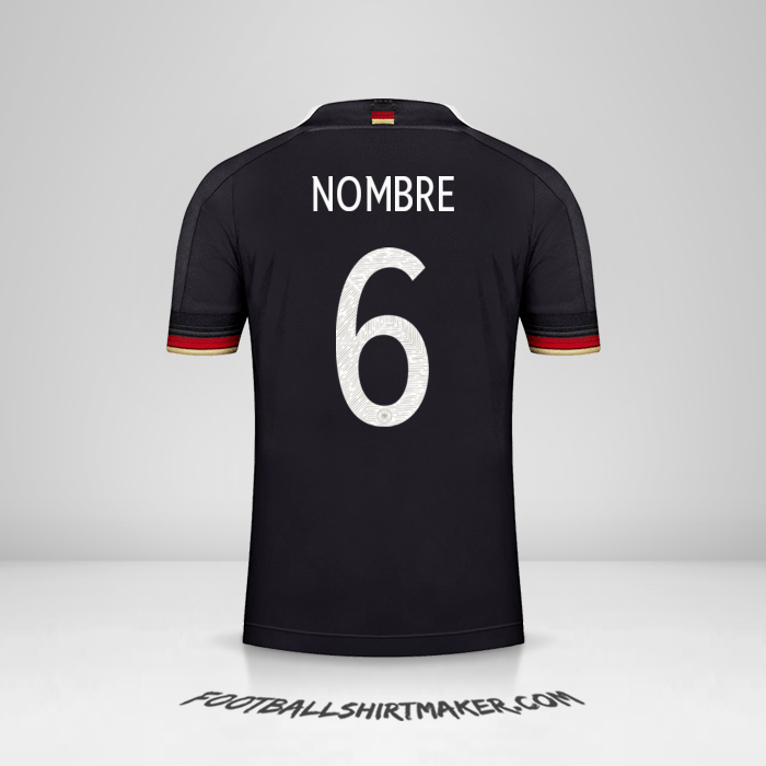Camiseta Alemania 2021 Visita -  nombre - 6