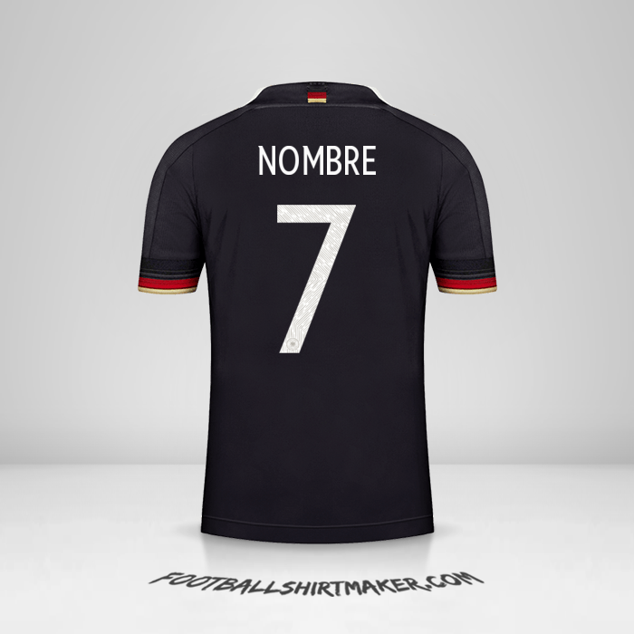 Camiseta Alemania 2021 Visita -  nombre - 7