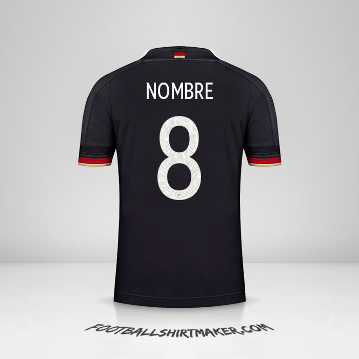Jersey Alemania 2021 Visita -  nombre - 8