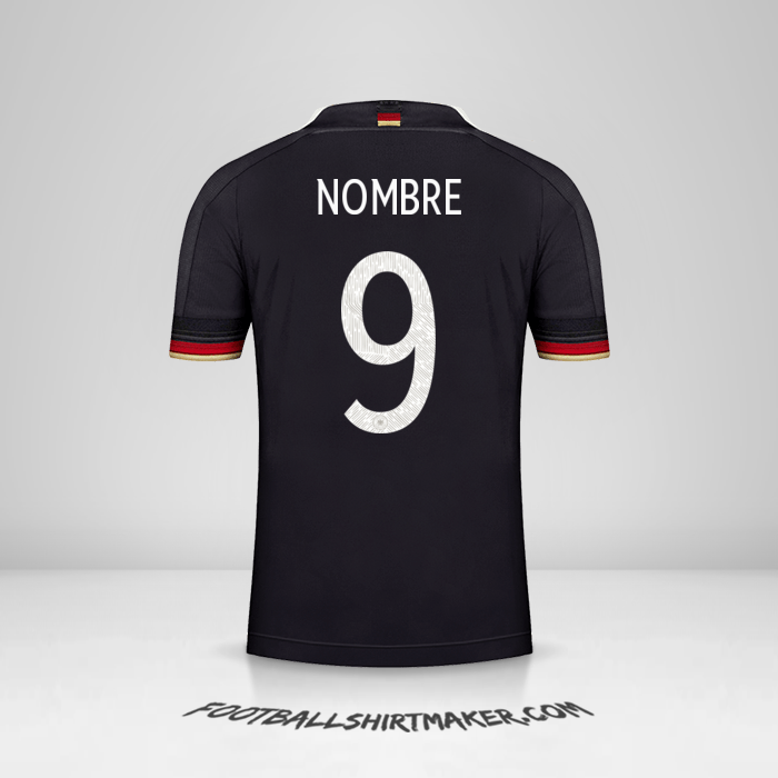 Jersey Alemania 2021 Visita -  nombre - 9