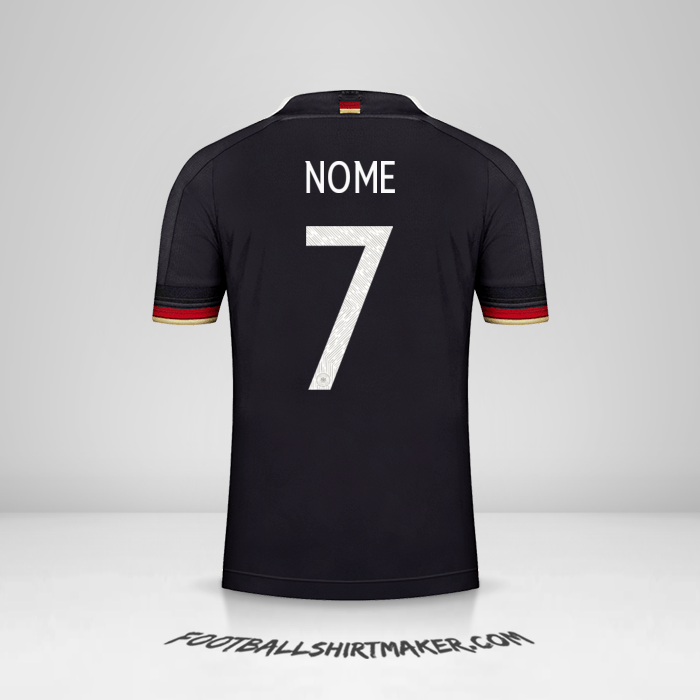 Maglia Germania 2021 Seconda -  nome - 7
