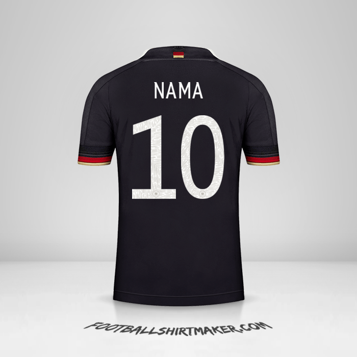 Jersey Jerman 2021 Alternatif -  nama - 10