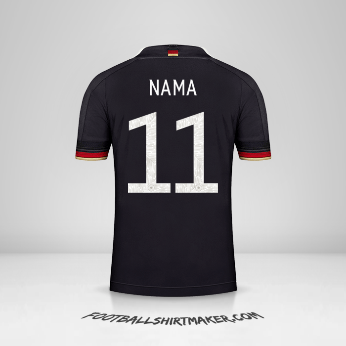 Jersey Jerman 2021 Alternatif -  nama - 11