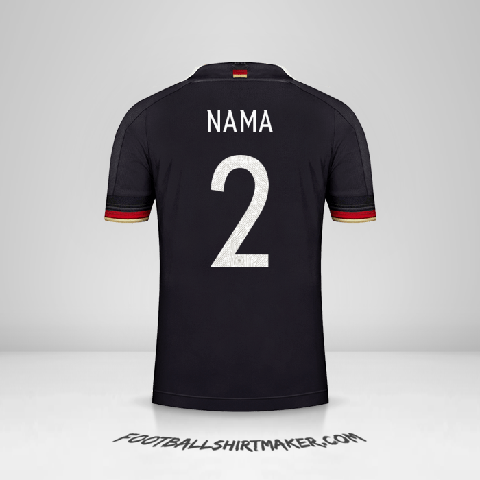 Jersey Jerman 2021 Alternatif -  nama - 2
