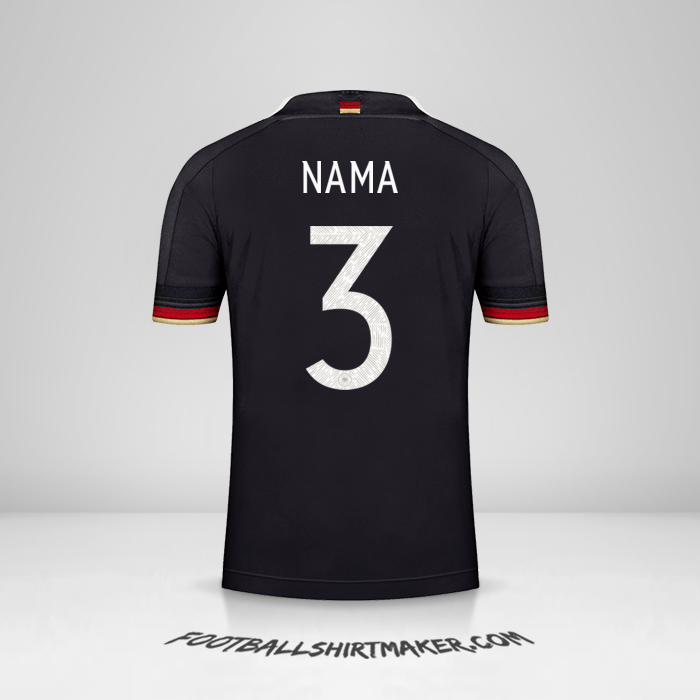 Jersey Jerman 2021 Alternatif -  nama - 3