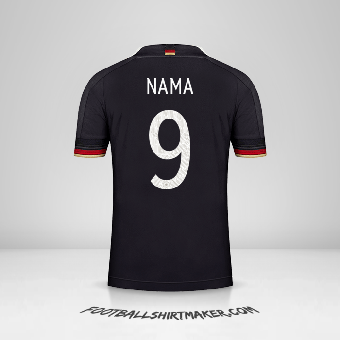 Jersey Jerman 2021 Alternatif -  nama - 9