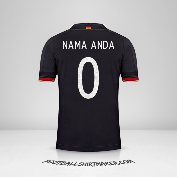 Jersey Jerman 2021 II -  nama anda - 0