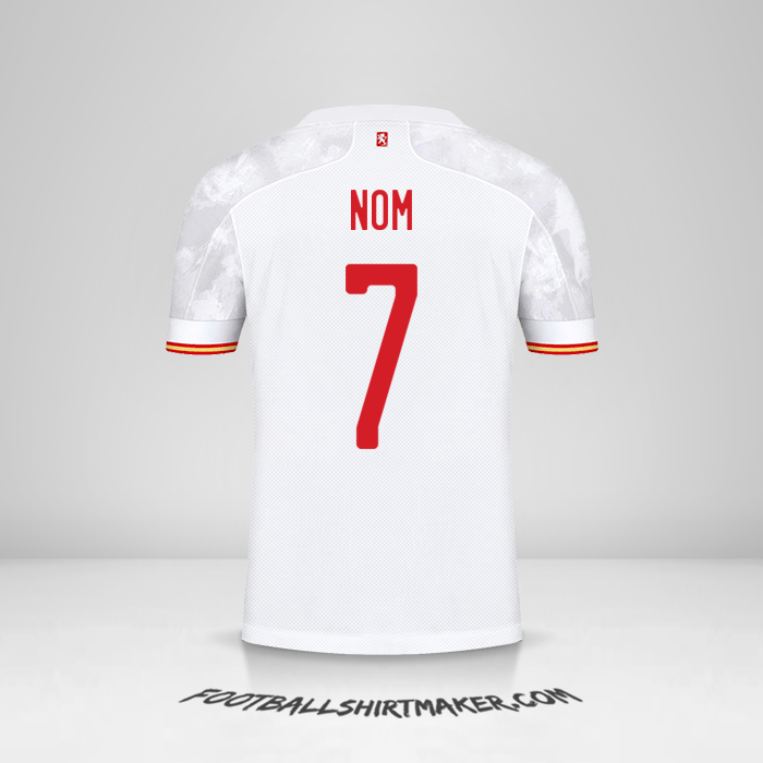 Maillot Espagne 2021 Extérieur -  nom - 7