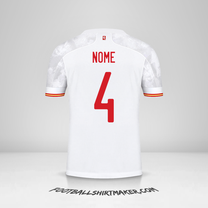 Maglia Spagna 2021 Seconda -  nome - 4