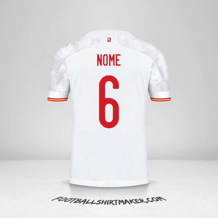 Maglia Spagna 2021 Seconda -  nome - 6