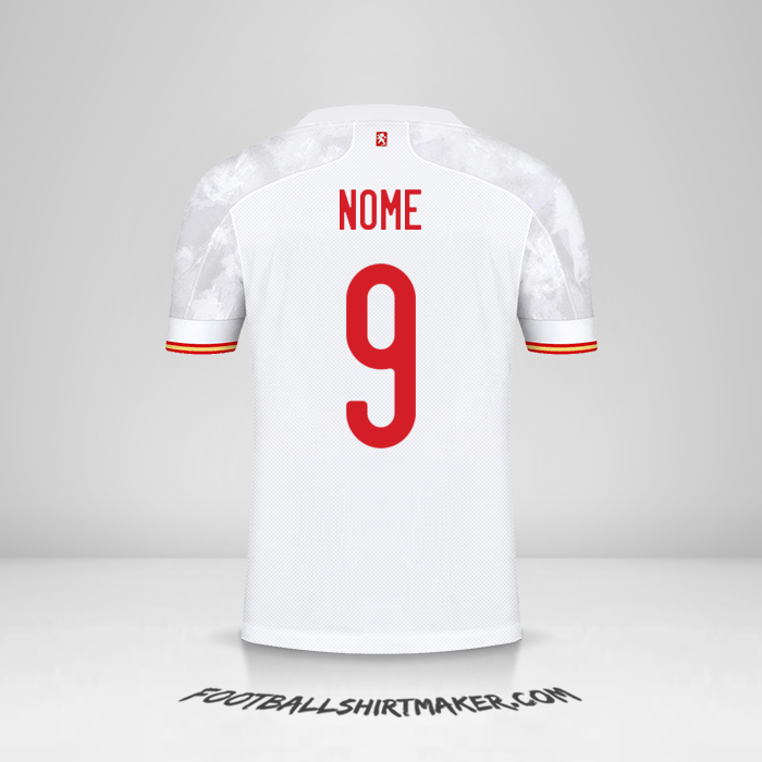 Camisa Espanha 2021 Alternativa -  nome - 9