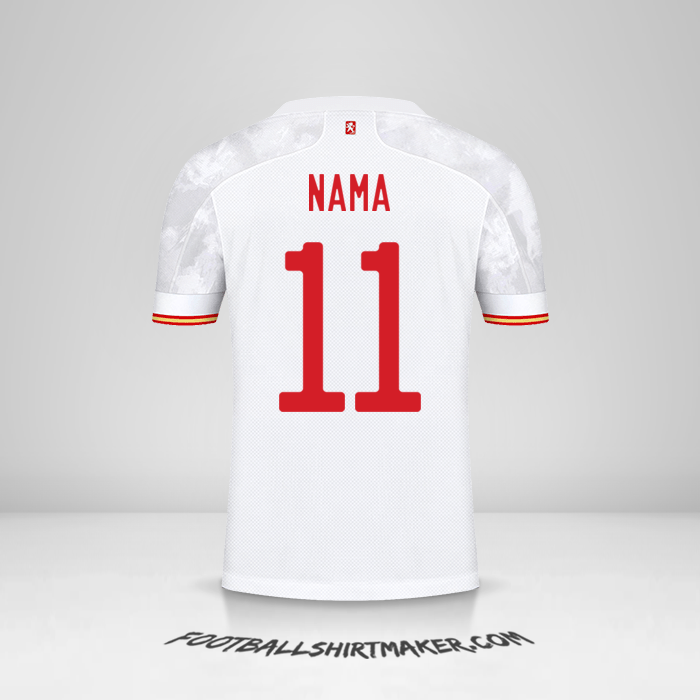 Jersey Spanyol 2021 Alternatif -  nama - 11