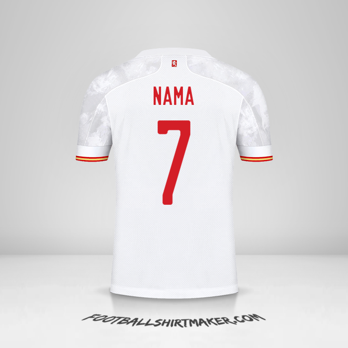 Jersey Spanyol 2021 Alternatif -  nama - 7