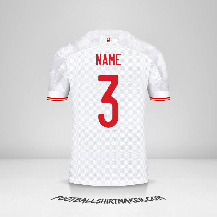 Trikot Spanien 2021 Auswärts -  name - 3