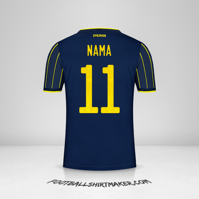 Jersey Swedia 2021 Alternatif -  nama - 11