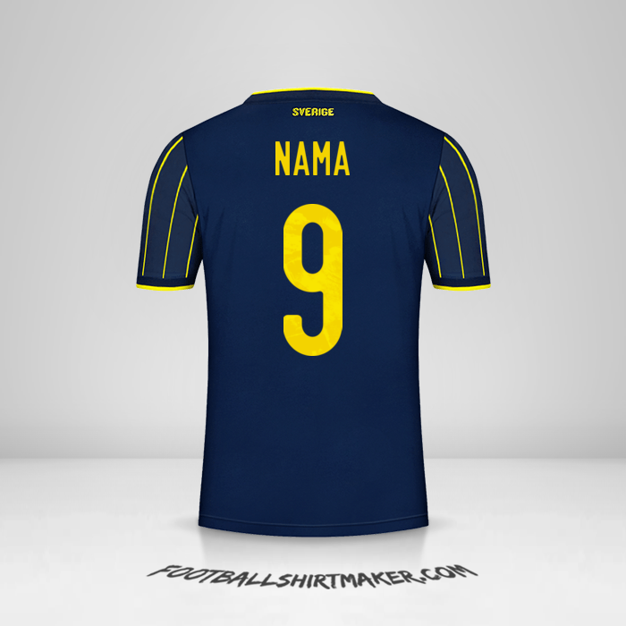 Jersey Swedia 2021 Alternatif -  nama - 9