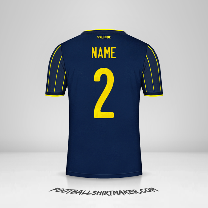 Trikot Schweden 2021 Auswärts -  name - 2