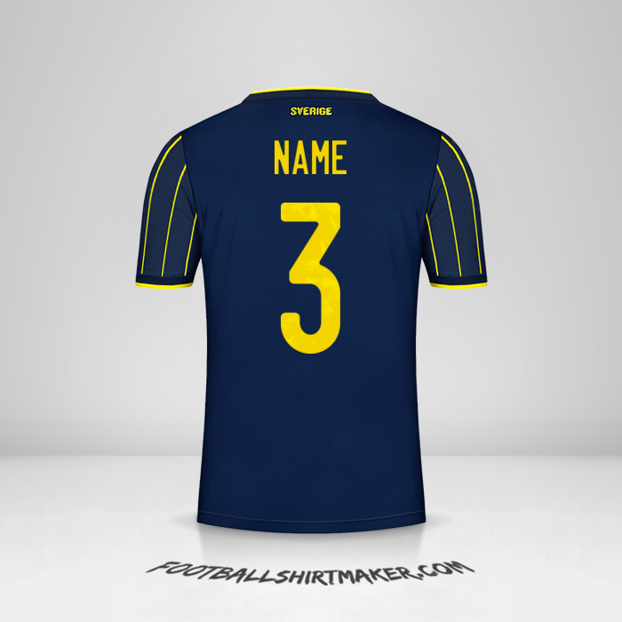 Trikot Schweden 2021 Auswärts -  name - 3