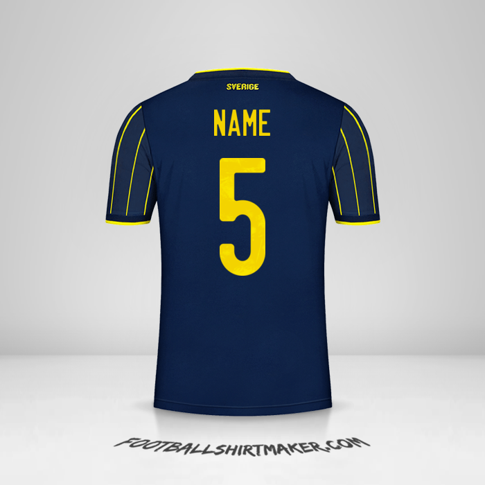 Trikot Schweden 2021 Auswärts -  name - 5