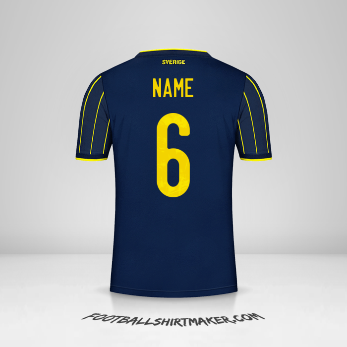 Trikot Schweden 2021 Auswärts -  name - 6