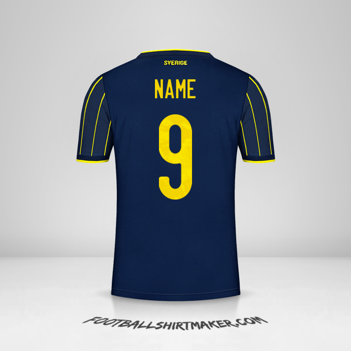 Trikot Schweden 2021 Auswärts -  name - 9