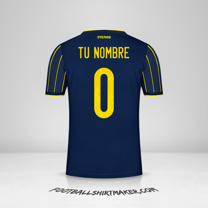Jersey Suecia 2021 II -  tu nombre - 0