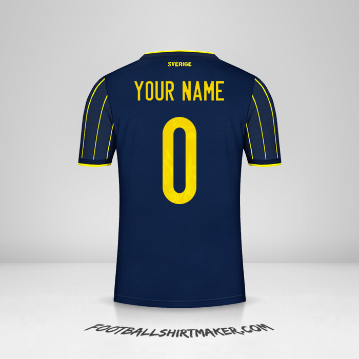 Shirt Sweden 2021 II -  your name - 0