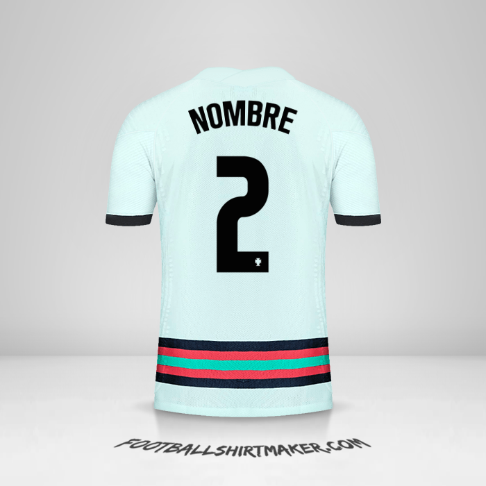 Jersey Portugal 2020/2021 Visita -  nombre - 2