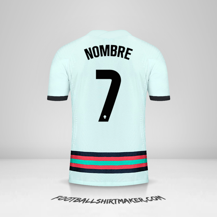 Jersey Portugal 2020/2021 Visita -  nombre - 7