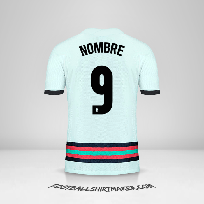 Camiseta Portugal 2020/2021 Visita -  nombre - 9