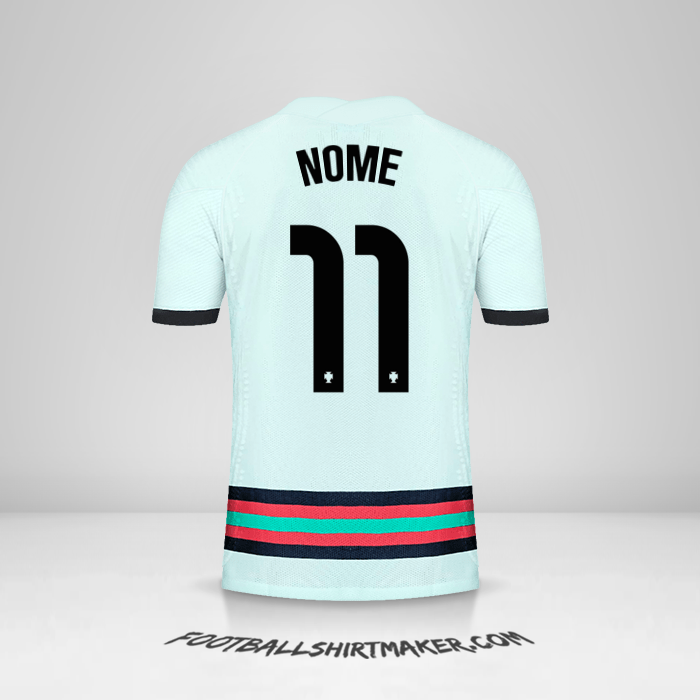 Camisola Portugal 2020/2021 Alternativa -  nome - 11