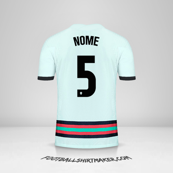 Camisola Portugal 2020/2021 Alternativa -  nome - 5
