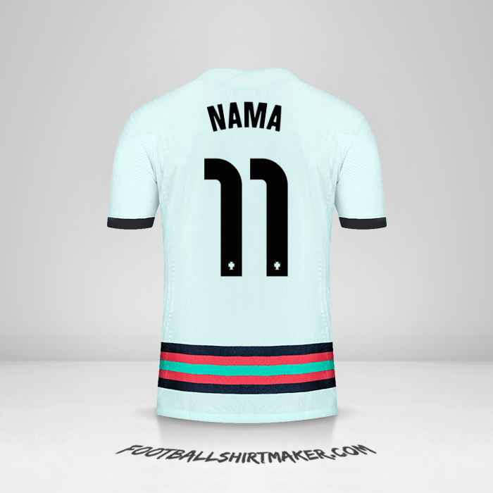 Jersey Portugal 2020/2021 Alternatif -  nama - 11
